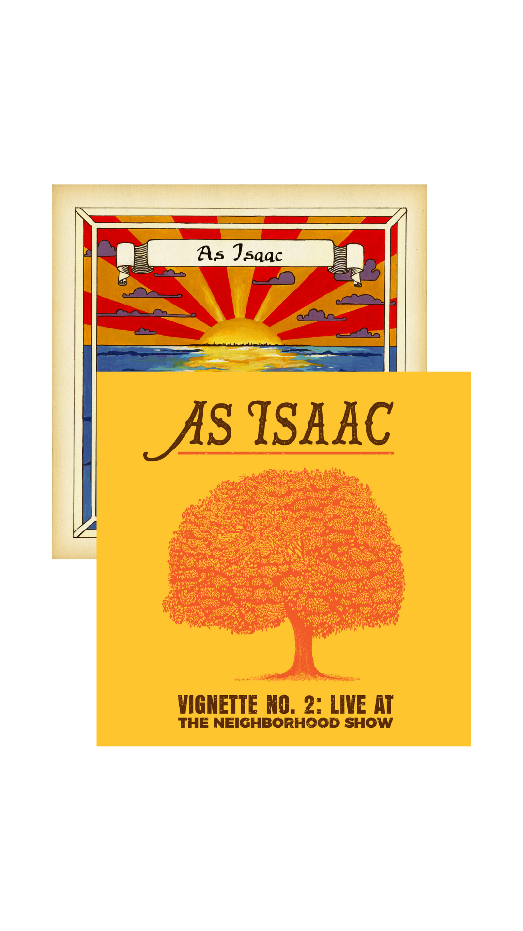 Headed For My Home AND Live at The Neighborhood Show (CDs) — As Isaac